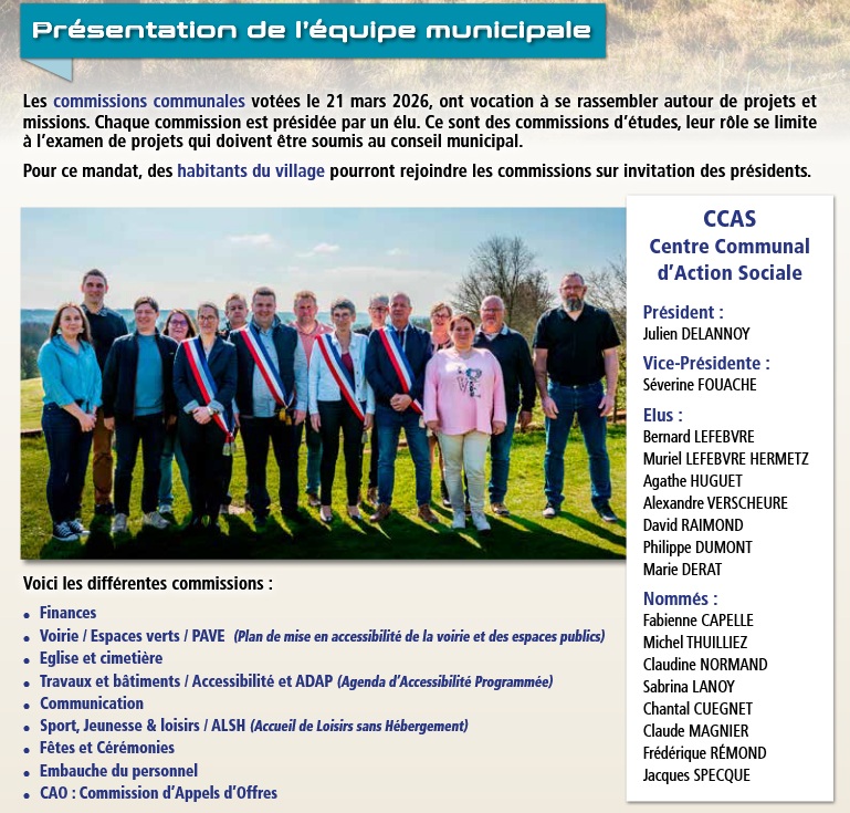 Présentation élus